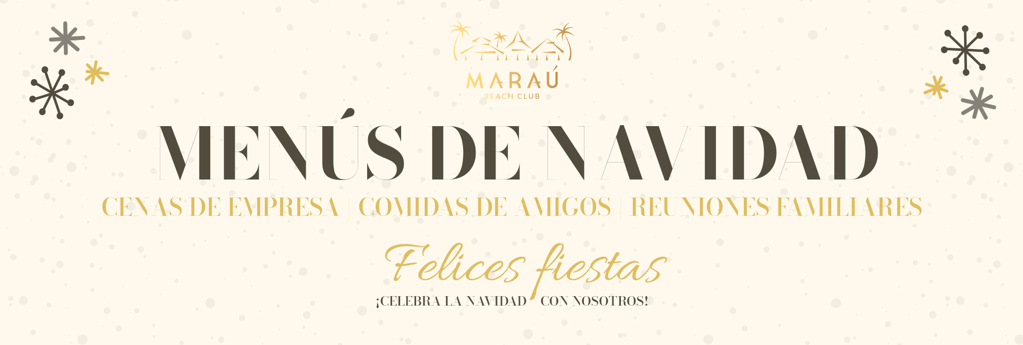 Menús de Navidad Maraú Beach Club
